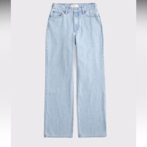 Abercrombie & Fitch High Rise Loose Jean, Curve Love fit